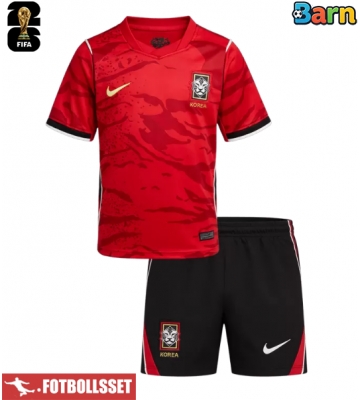 Korea Hemmatröja Barn VM 2026 Kortärmad (+ Korta byxor)